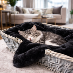Fur Huisdier Dekens | Zwarte Panter Fur Huisdier Deken | Zwarte Fur Dekens