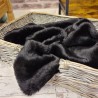 Couvertures pour animaux en fourrure | Couverture pour animaux en fourrure de panthère noire | Couvertures en fourrure noire