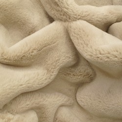Richmond Mandel-Fell Haustierdecke | Beige Kunstfell Hund & Katzen Decken |