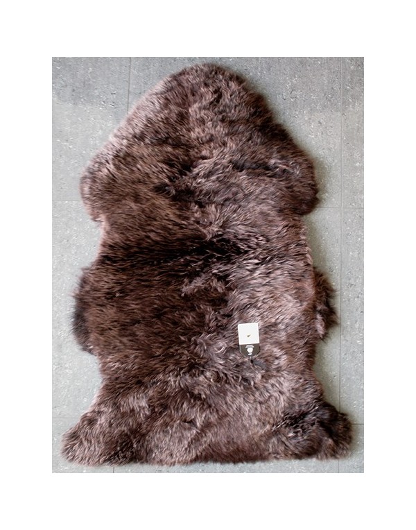 Sheepskin Rugs, Chocolate Brown Sheepskin Rug 0135 , faux-fur-throws