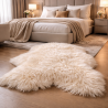 Ivory White Pure Sheepskin Vloerkleed | Natuurlijk Wit IJslands Schapenvacht Vloerkleed