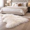 Tapis en Peau de Mouton Islandais Crème | Tapis en Peau de Mouton de Luxe, Naturels