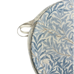 Runder Bistro Willow Bough Azure Sitzpolster | William Morris Sitzpolster |