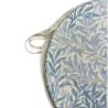 Round Bistro Willow Bough Azure Seat Pad | William Morris Seat Pads |