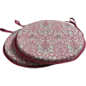 Coussins de siège Bistro Ronds Snakeshead Crimson | Coussins de siège Bistro à motifs
