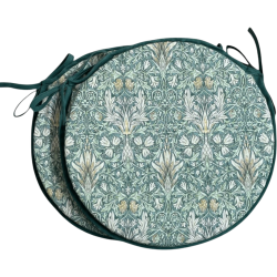 Coussins de siège de bistro rond Snakeshead Forest | Coussins de siège de bistro à motifs