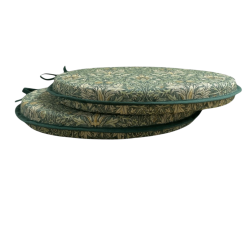 Coussins de siège de bistro rond Snakeshead Forest | Coussins de siège de bistro à motifs