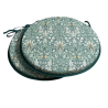 Coussins de siège de bistro rond Snakeshead Forest | Coussins de siège de bistro à motifs
