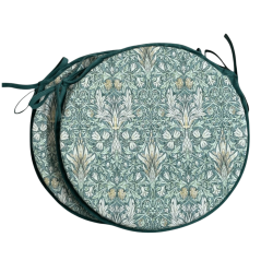 Coussins de siège de bistro rond Snakeshead Forest | Coussins de siège de bistro à motifs