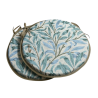 Coussin de Chaise Rond Bistro Willow Bough Seaspray | Coussin de Chaise Rond à Motifs