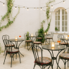 Coussin de Chaise Bistro Rond Tapisserie Aztèque | Coussin de Chaise Bistro Rond Bohème