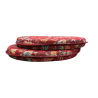 Coussin de Chaise Bistro Rond William Rouge Tapisserie | Coussin de Chaise Bistro Rond Rouge