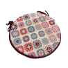 Coussin de siège en tapisserie crochetée ronde pour bistro | Coussins de chaise crochetés ronds |
