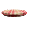 Rode Highland Ruit Ronde Bistro Stoelkussens | Rode Tartan Ronde Stoelkussens