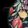 Cuscini per sedie rotondi con frutta nera in arazzo | Cuscini rotondi per sedie con frutta