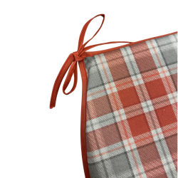 Cuscini per sedie a forma di D Highland Check Autunno| Cuscini per sedie a forma di D Tartan