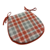 Highland Check Autumn D Shaped Seat Pads| Tartan D Shaped Seat Pads
