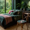 Coussins de siège en velours tropical en forme de D | Coussins de siège classiques en velours tropical