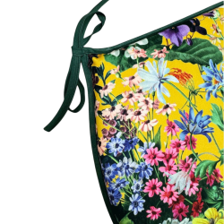 D Shaped Velvet Midsummer Seat Pads | D Shaped Floral Velvet Seat Pads