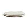 Plain Linen D-förmige Sitzpolster | Klassische D-förmige Sitzpolster in schlichtem Beige