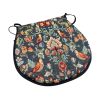 William Denim Tapestry D-vormige Zitkussens | D-vormige Blauwe Zitkussens