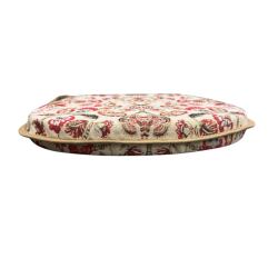 Coussins de siège en forme de D Morris Tapestry| Coussins de siège en tapisserie classique en forme de D