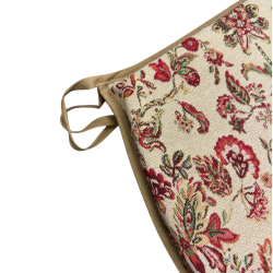 Morris Tapestry D Shaped Seat Pads| Classici cuscini per sedie arazzo a forma di D