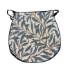Coussin de siège en forme de D Willow Bough Azure | Coussins de siège en tapisserie en forme de D |
