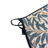 D Shaped Seat Pad Willow Bough Azure | D Shaped Tapestry Seat Pads |