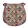 Coussins de siège en forme de D à motif aztèque | Coussins de siège géométriques en forme de D |