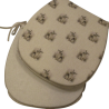 Bunny Rabbit Omkeerbaar 'D' Vorm Stoelkussen | Set van 2,4,6,8 Stoelkussens