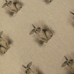 Bunny Rabbit Wende-Sitzkissen in 'D'-Form | Set mit 2, 4, 6, 8 Stuhlkissen