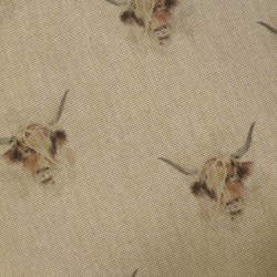 Cuscini per sedie a forma di 'D' reversibili con motivo mucca piccola | Set di 2, 4, 6 o 8 cuscini per sedie