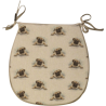 Kleine Pug Wende-Sitzkissen in 'D'-Form | Set mit 2, 4, 6, 8 Stuhlkissen