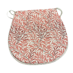 Coussin de siège en forme de D Willow Bough Rouille | Coussins de siège à motifs en forme de D |