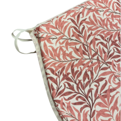D Shaped Seat Pad Willow Bough Rust | D Shaped Patterned Seat Pads |