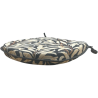 D Shaped Seat Pad Willow Bough Ebony | D Shaped Patterned Seat Pads |