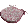 Cuscino per sedile a forma di D Snakeshead Crimson | Cuscini per sedile a forma di D con motivo |