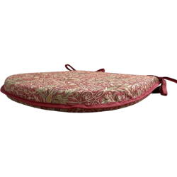 Cuscino per sedile a forma di D Snakeshead Crimson | Cuscini per sedile a forma di D con motivo |