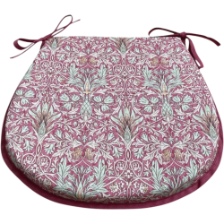 Coussin de siège en forme de D Snakeshead Crimson | Coussins de siège à motifs en forme de D |