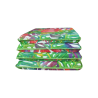 Coussin de Siège Carré Feuilles Tropicales | Coussins de Siège Carrés Multicolores Modernes