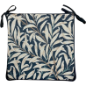 Vierkante Zitkussen Wilgenloof Ebony Tapestry| William Morris Zitkussens