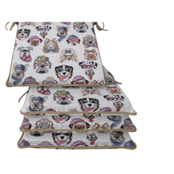 Tapestry Hond Vierkante Stoelkussens| Dierenprint Tapestry Vierkante Stoelkussens