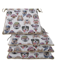 Tapisserie Hund Quadratische Sitzkissen| Tiermuster Tapisserie Quadratische Sitzkissen