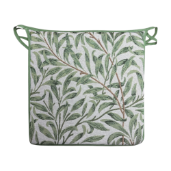 Coussin de Siège Carré Willow Bough Sage Tapisserie | Coussins de Siège William Morris
