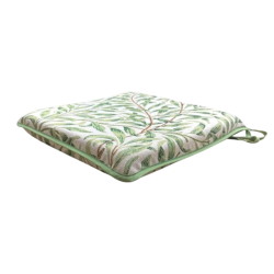 Coussin de Siège Carré Willow Bough Sage Tapisserie | Coussins de Siège William Morris