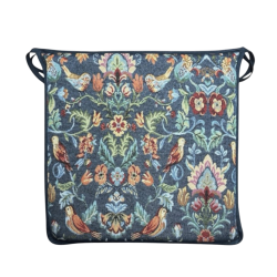 Cuscino Quadrato William Denim Tapestry | Cuscini per Seduta a Tappezzeria Multicolore