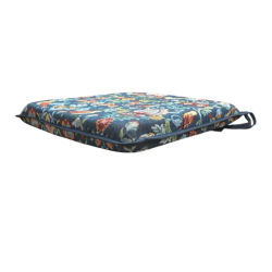 Vierkante Stoelkussen William Denim Tapestry | Veelgekleurde Tapestry Stoelkussens