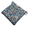 Coussin de Siège Carré William Denim Tapisserie | Coussins de Siège Tapisserie Multicolore