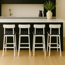 Coussins de siège carrés pour petites abeilles | Coussins de chaise carrés antidérapants extra épais